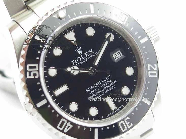 MiroTime 0322 Timeless Sea-Dweller 116600 Black Ceramic BP Maker Best Edition On SS Bracelet SA 3680